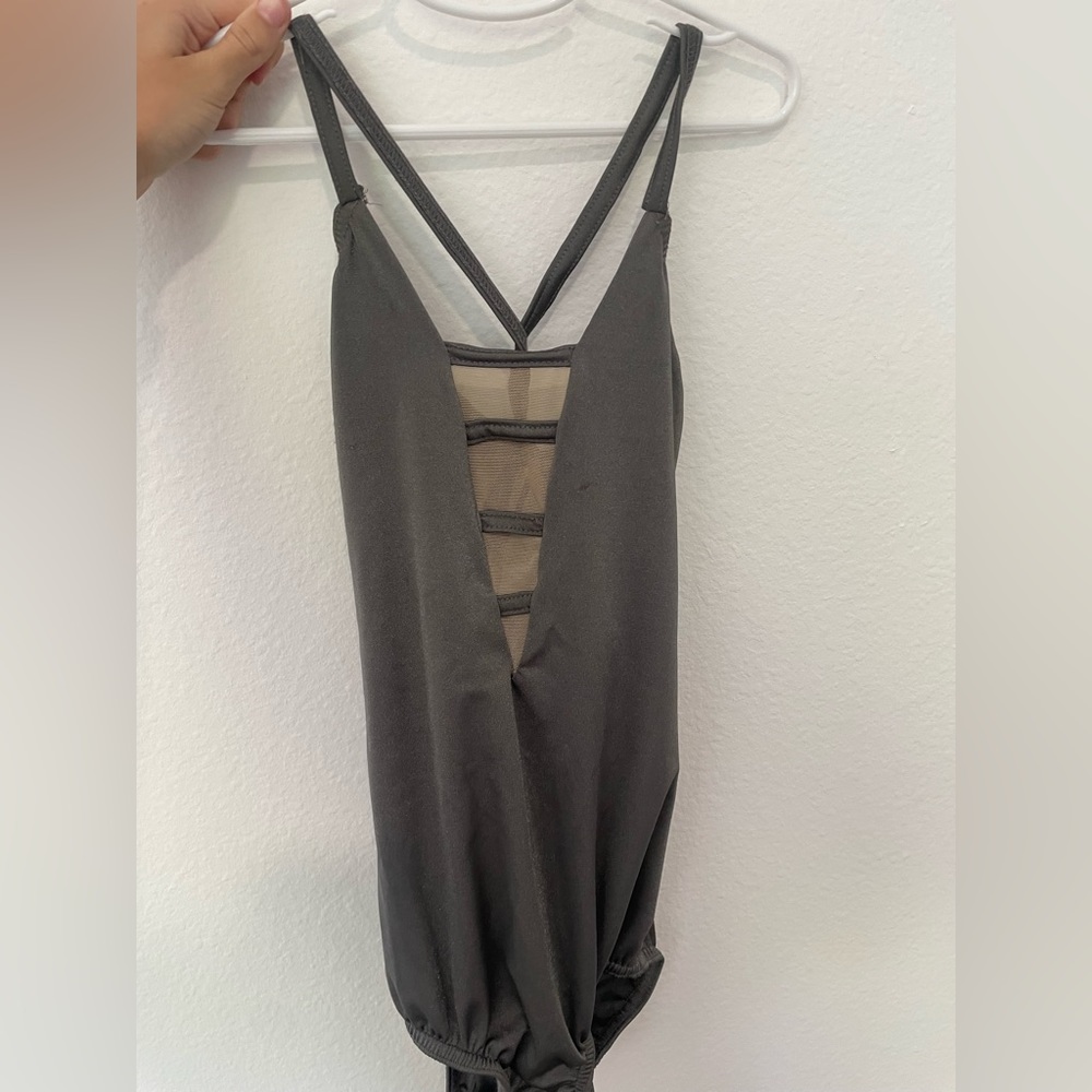 KELLE DANCE COSTUME- EXTRA SMALL - GREY CONTEMPORARY COSTUME